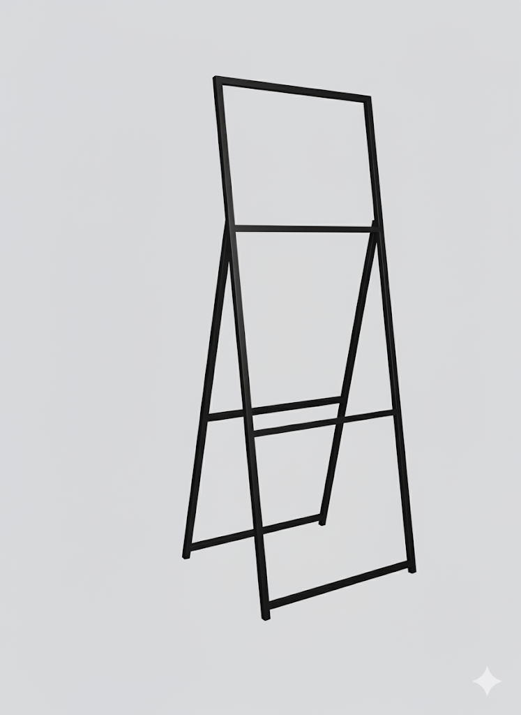 A-FRAME for A-shaped Digital Standee