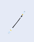 IIVVERR 5-Pack 40-Pin 0.5mm Pitch Flexible Flat Cable (FFC) – 245mm Heat-Resistant Electronic Connector
