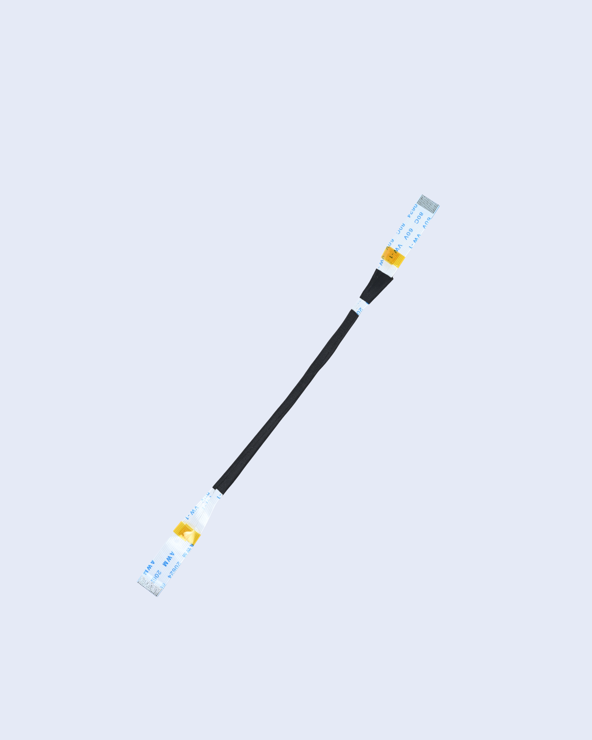 IIVVERR 5-Pack 40-Pin 0.5mm Pitch Flexible Flat Cable (FFC) – 245mm Heat-Resistant Electronic Connector