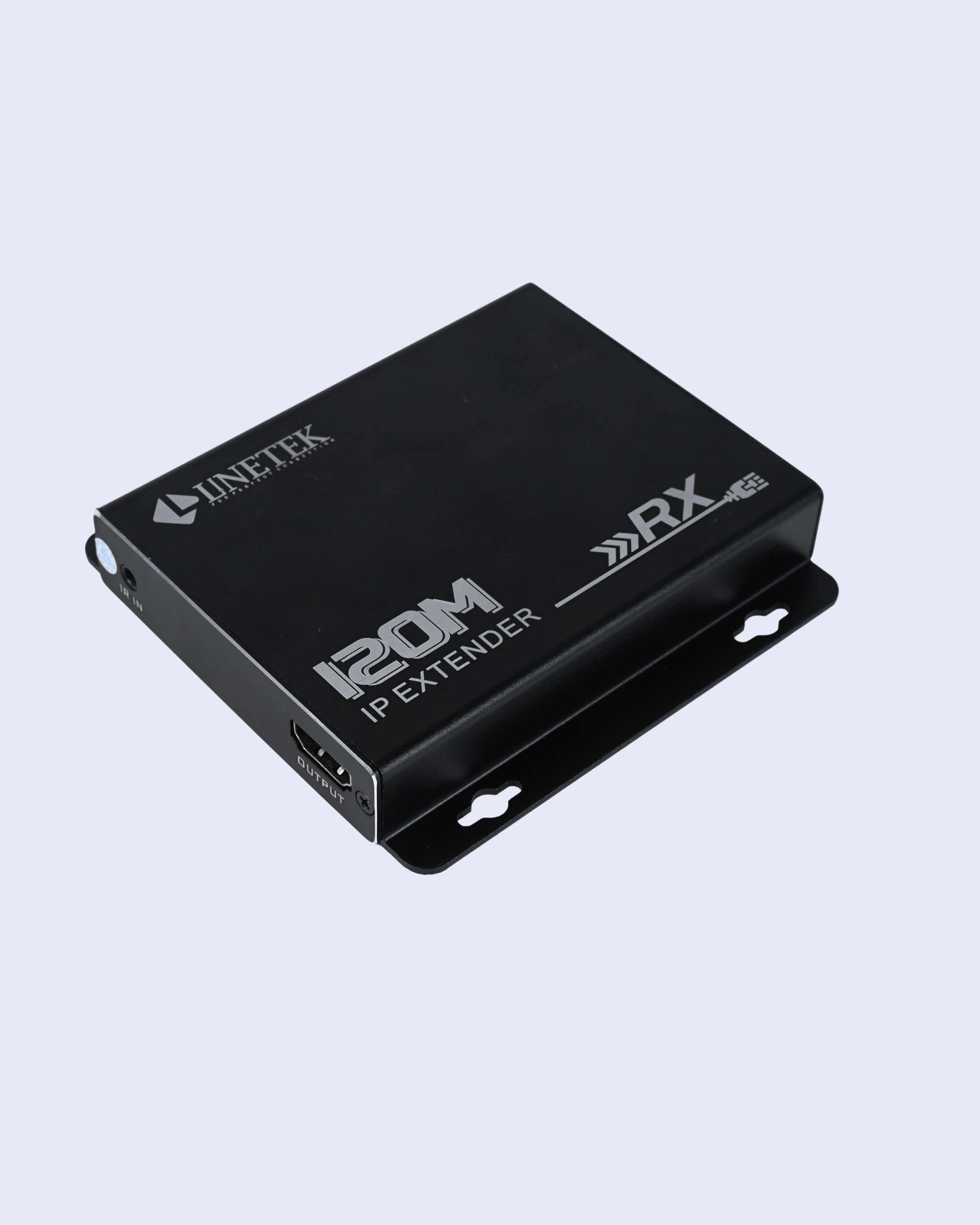 Linetek 120M HDMI KVM Extender – 4K UHD @30Hz Over CAT6/7 | Keyboard & Mouse Control | HDMI Loop-Out