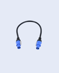PowerCon 12 AWG 3-Pin Lockable Extension Cable – 0.3M Heavy-Duty Power for LED Screens, Stage &amp; Moving Head Light