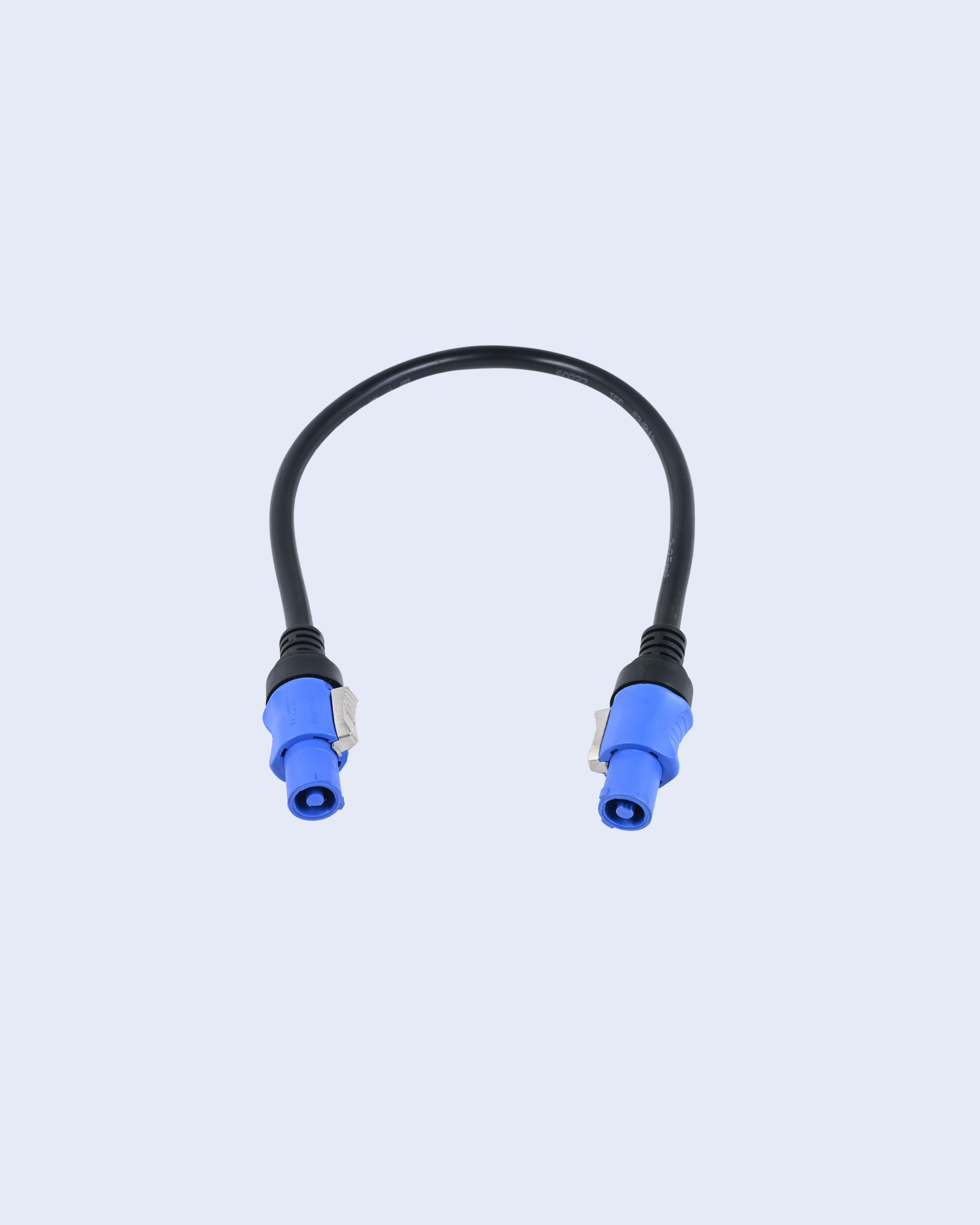 PowerCon 12 AWG 3-Pin Lockable Extension Cable – 0.3M Heavy-Duty Power for LED Screens, Stage &amp; Moving Head Light
