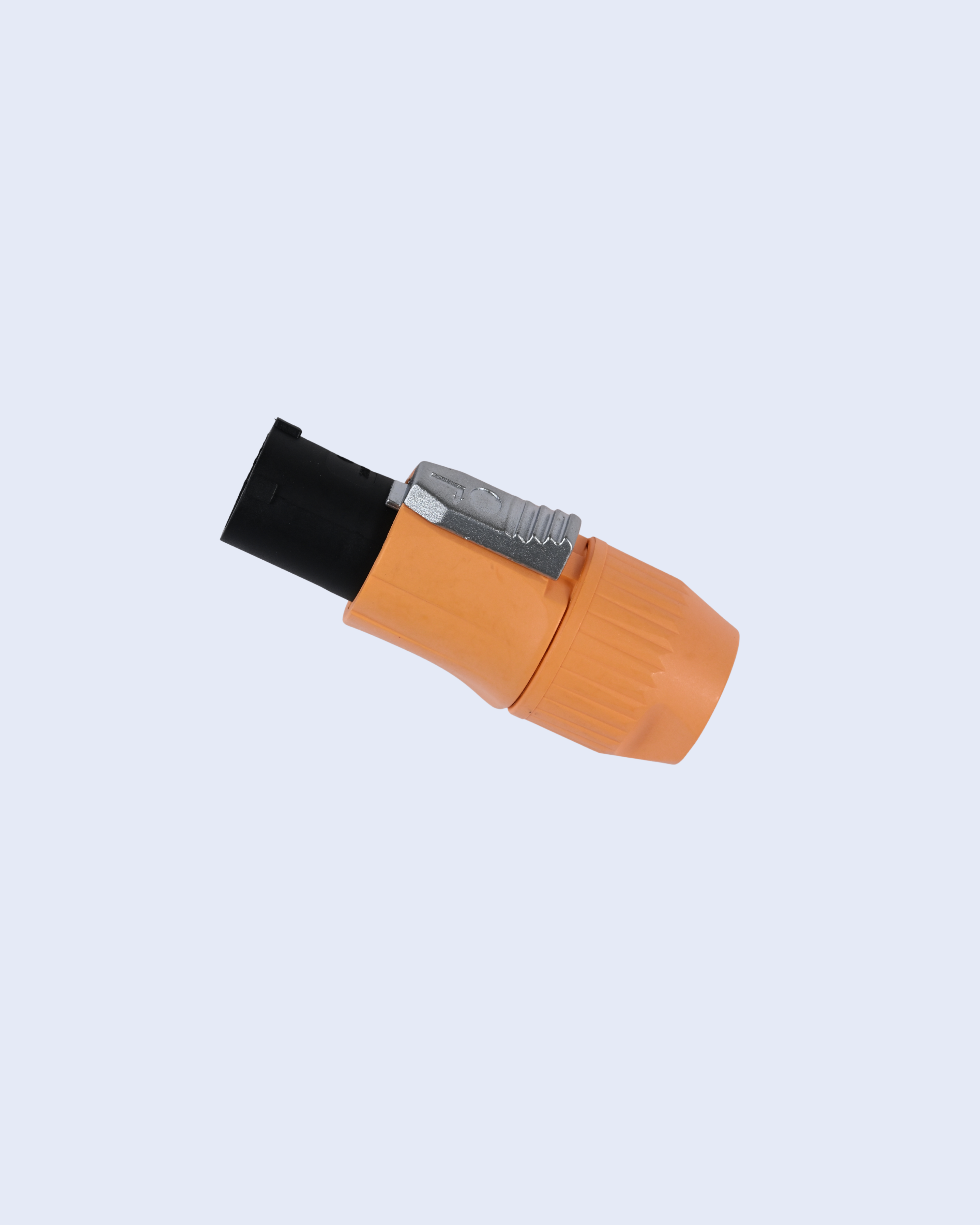 CALIBAN Cylindrical Connector – 20A 3-Core Waterproof &amp; Fireproof Aviation Power Outlet (IP65, Yellow)