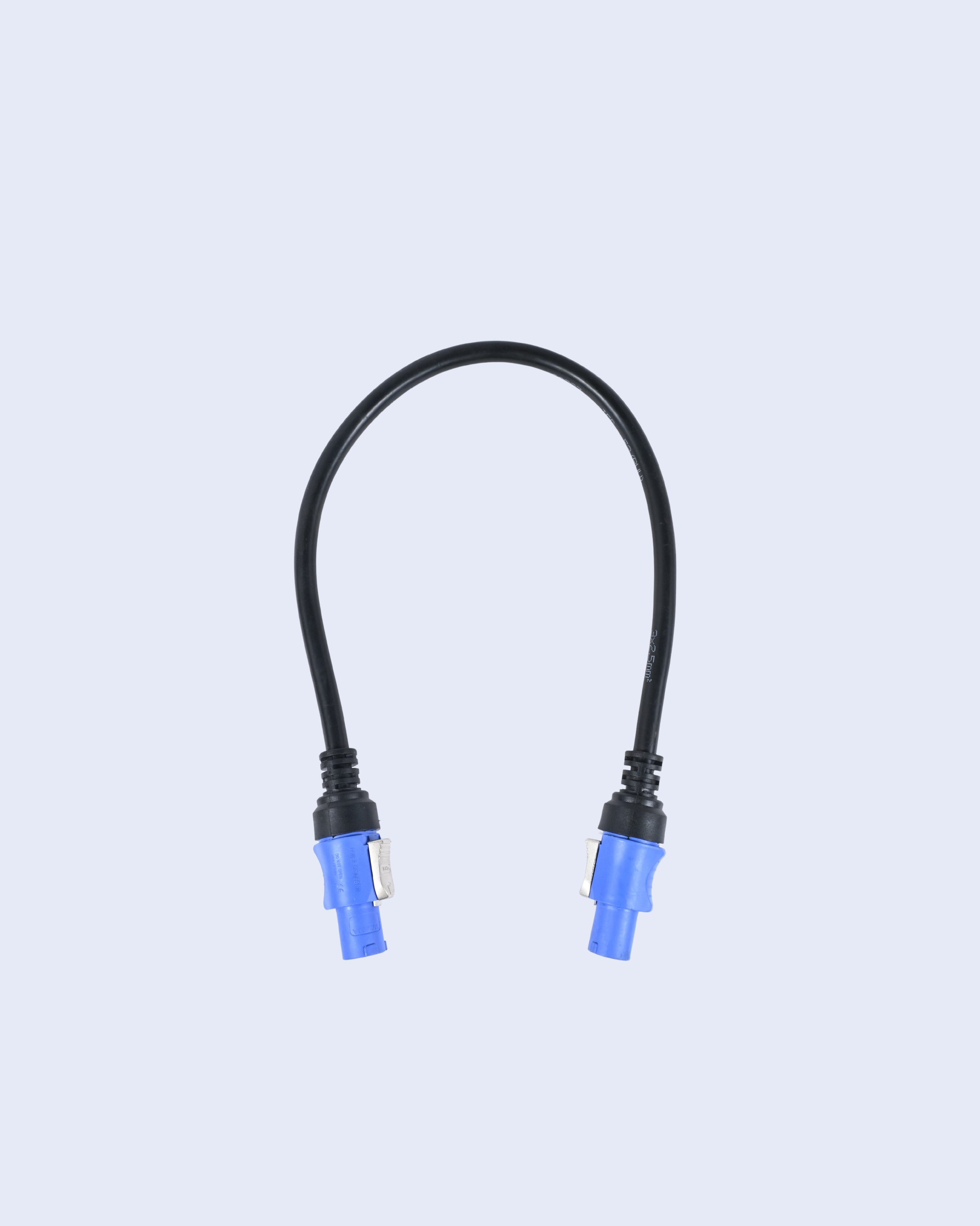 PowerCon 12 AWG 3-Pin Lockable Extension Cable – 0.3M Heavy-Duty Power for LED Screens, Stage &amp; Moving Head Light