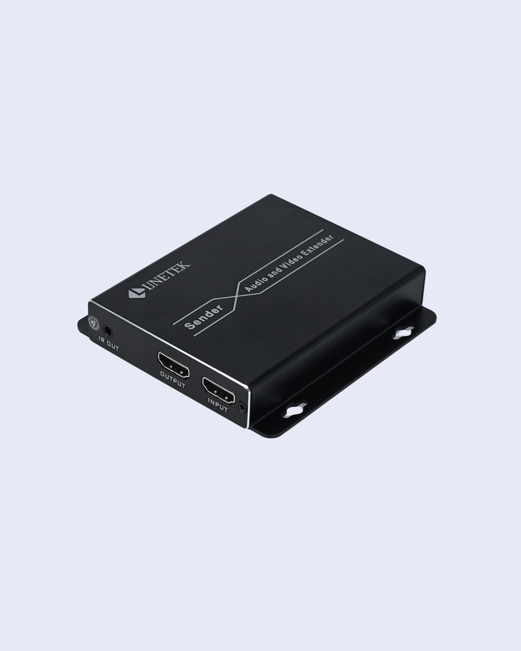 Linetek 120M HDMI KVM Extender – 4K UHD @30Hz Over CAT6/7 | Keyboard & Mouse Control | HDMI Loop-Out