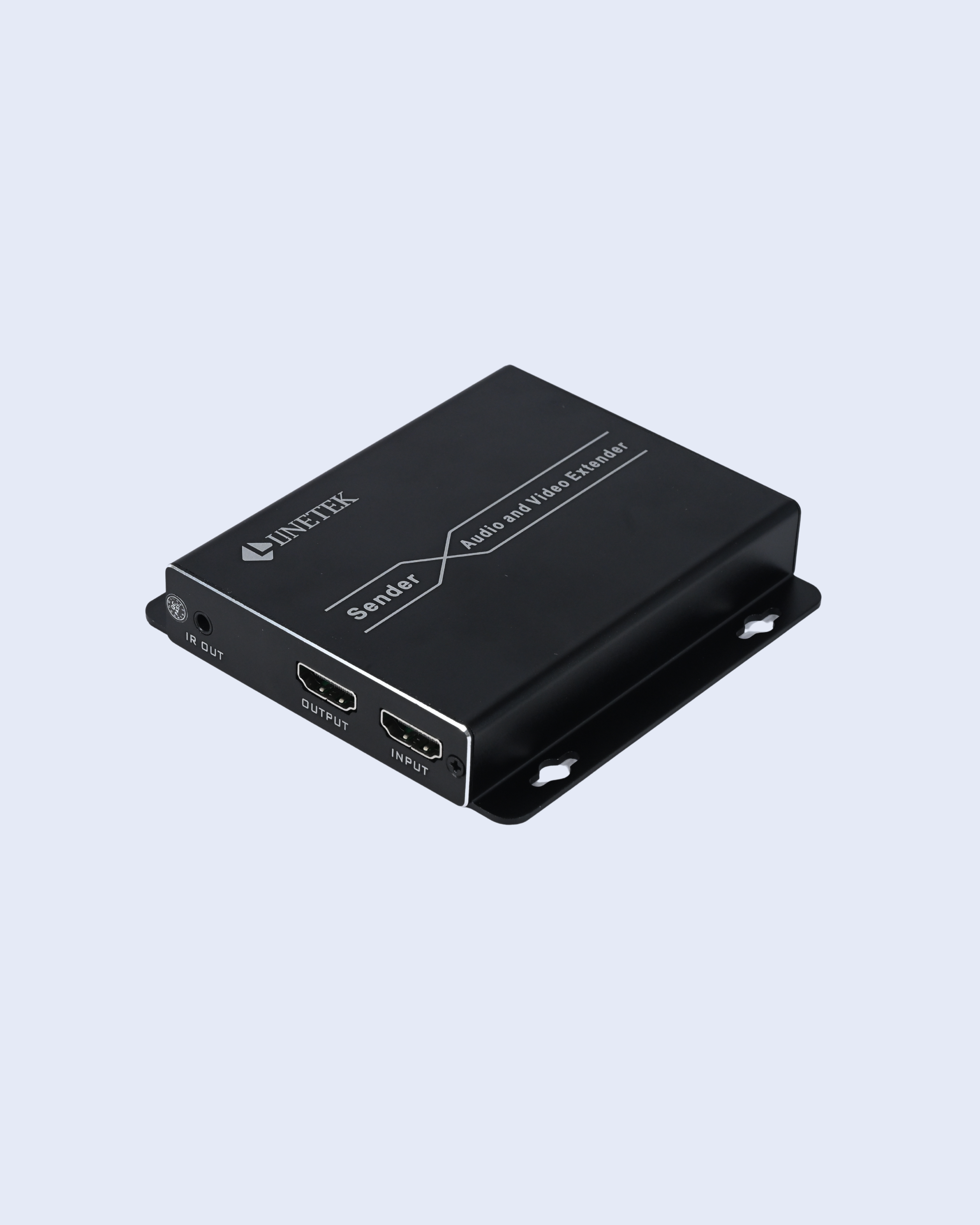 Linetek 120M HDMI KVM Extender – 4K UHD @30Hz Over CAT6/7 | Keyboard & Mouse Control | HDMI Loop-Out