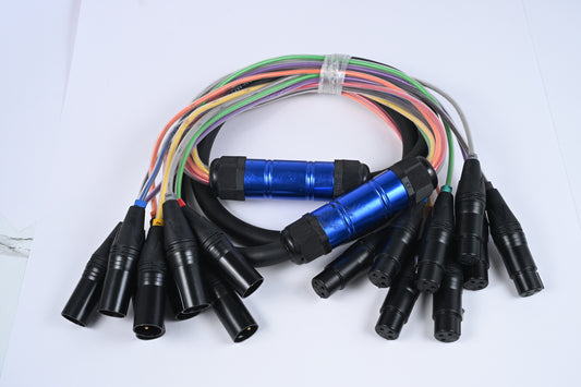 Professional Portable Multi-Signal Audio Line Extension Cable – High-Quality AV Connector for LED Screen &amp; Stage Setup