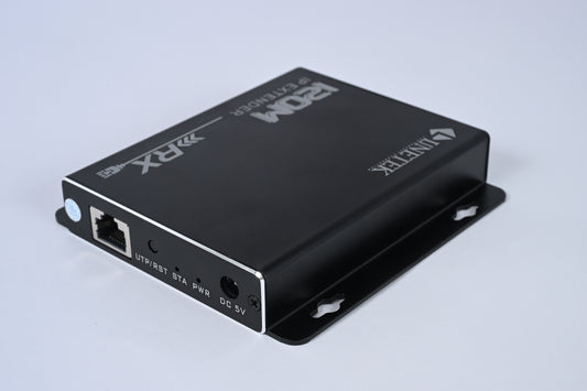 Linetek 120M HDMI KVM Extender – 4K UHD @30Hz Over CAT6/7 | Keyboard & Mouse Control | HDMI Loop-Out